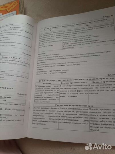 Русский язык егэ в схемах и таблицах 2022