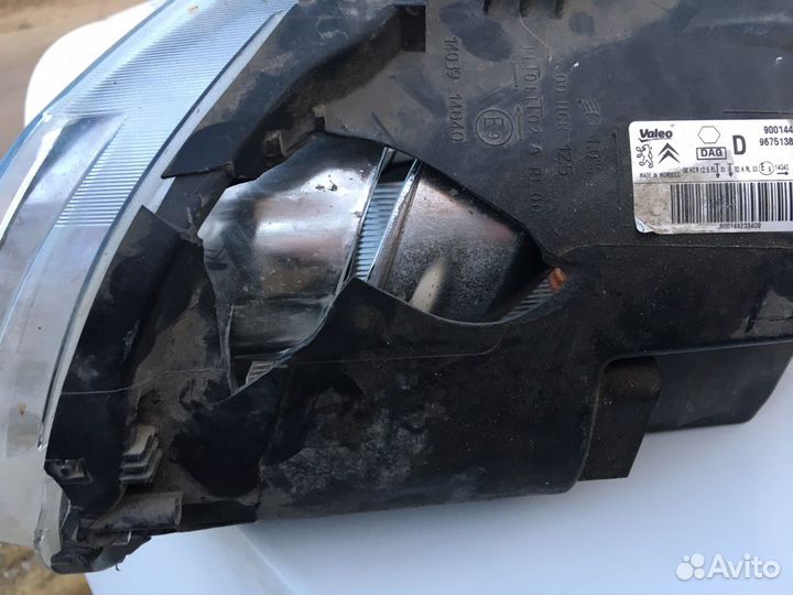 Блок фара peugeot-citroen