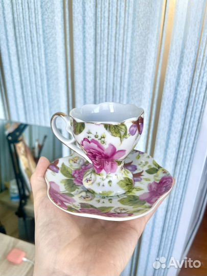 Чашка с блюдцем набор