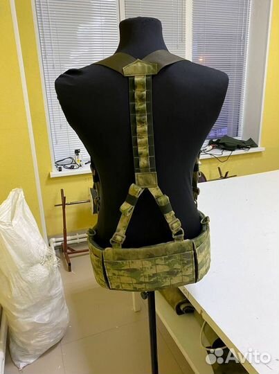 Боевой пояс с баллистической защитой и лямками Бр1