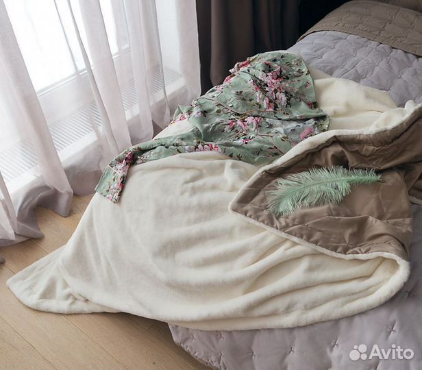 Плед меховой milky shake