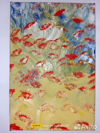 Картина холст акрил