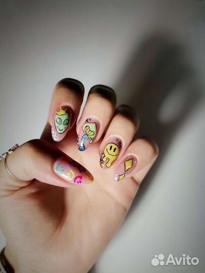 Гель лак, педикюр, наращивание