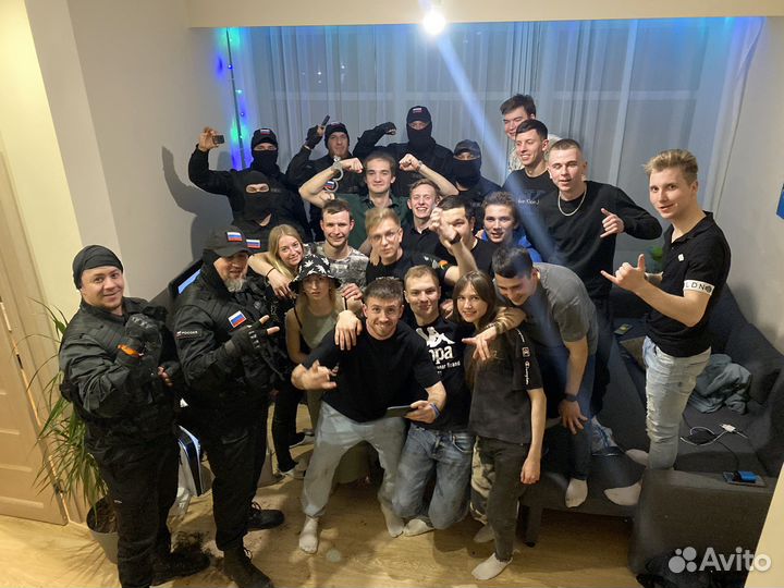 Розыгрыш с омоном на корпоратив (день рождения)