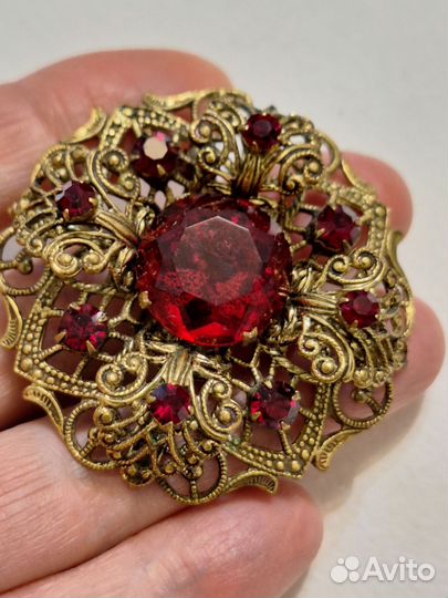 Брошь Чехия СССР