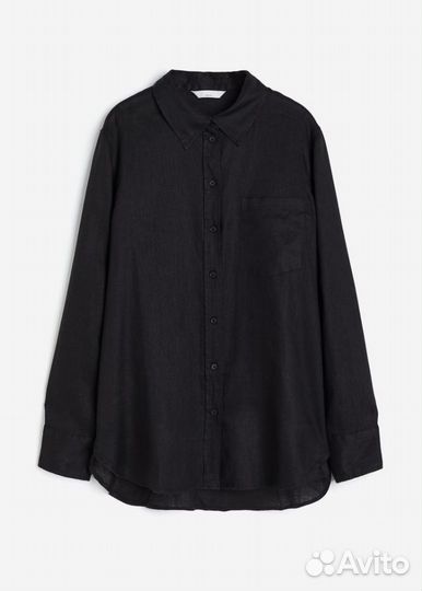 H&M рубашка лён новая