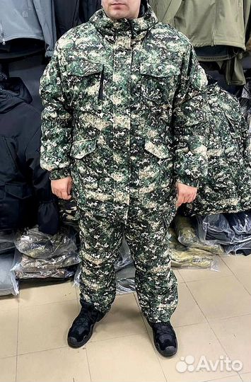 Костюм Горка Мембрана Зеленый Пиксель Премиум