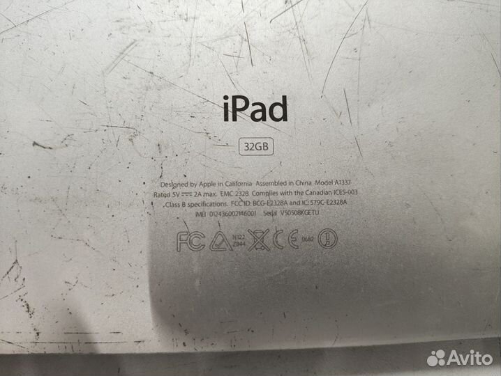 Планшет Apple iPad 3G A1337 на запчасти