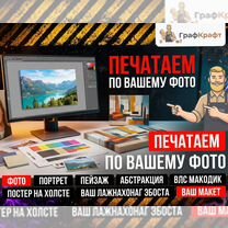 Картина по фото на заказ на холсте, Могилёв