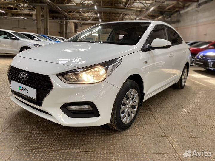 Hyundai Solaris 1.4 МТ, 2018, 81 293 км