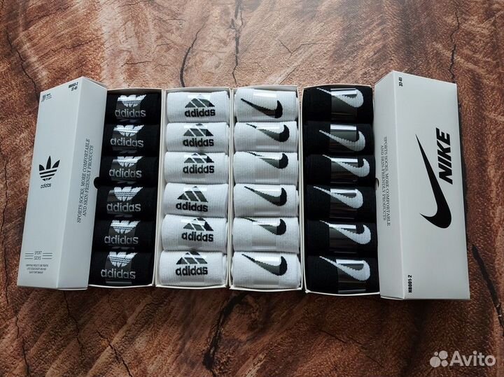 Носки Nike Adidas Fila Reebok