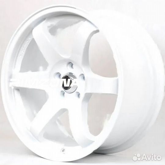 Литые диски rays R17 5x100 srt. Примерка