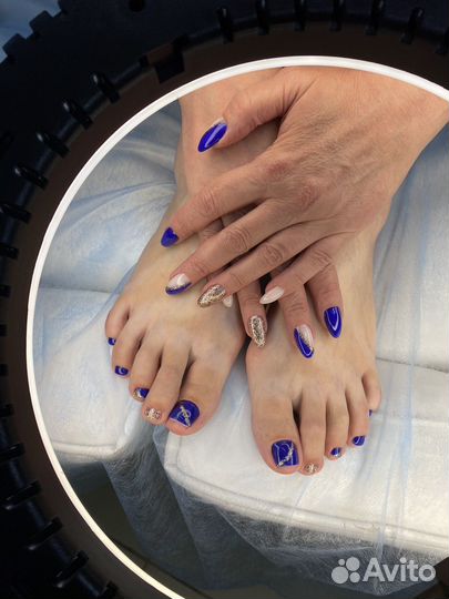 Маникю, педикюр (мужской, женский) наращивание