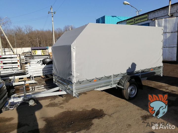 Прицеп с тентом аэро 150 см от мзса 17.022