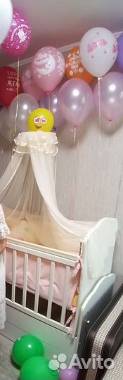 Детская кроватка 2 в 1