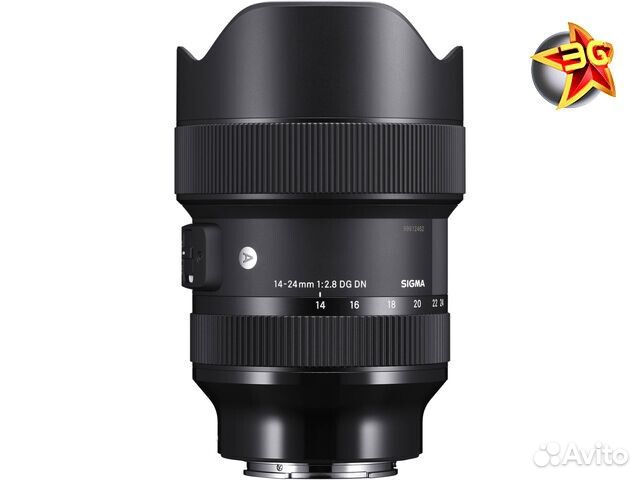 Объектив Sigma 14-24mm f/2.8 DG DN Art Sony E Blac
