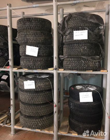 Хранение шин, колес, дисков