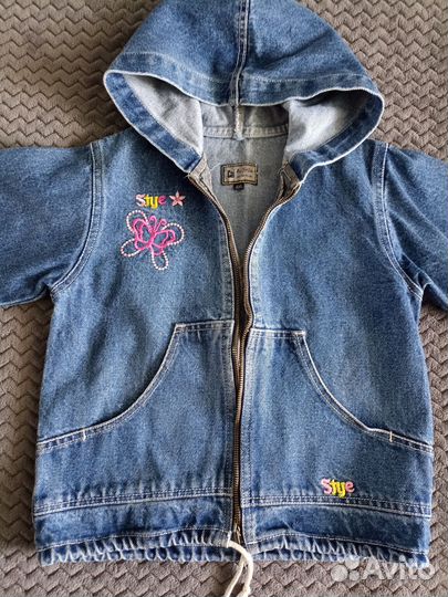 Ветровка джинсовая для девочки
