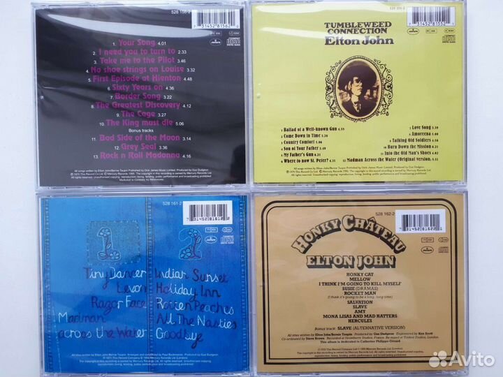 CD диски Elton John, George Michael