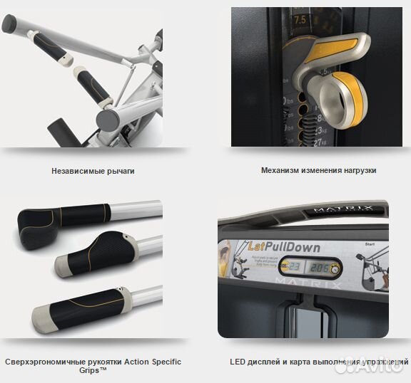 Независимый жим от плеч Matrix Ultra G7-S23