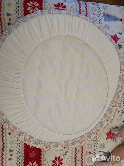 Матрас ортопедический детский 75х75 см круглый