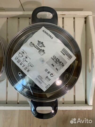 Annons набор кастрюль IKEA