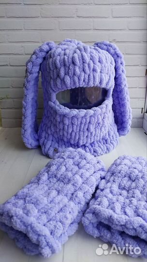 Шапка балаклава для девочки новая