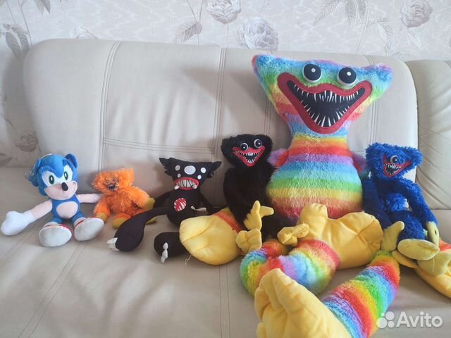 Мягкие игрушки Хаги, кили вили, соник