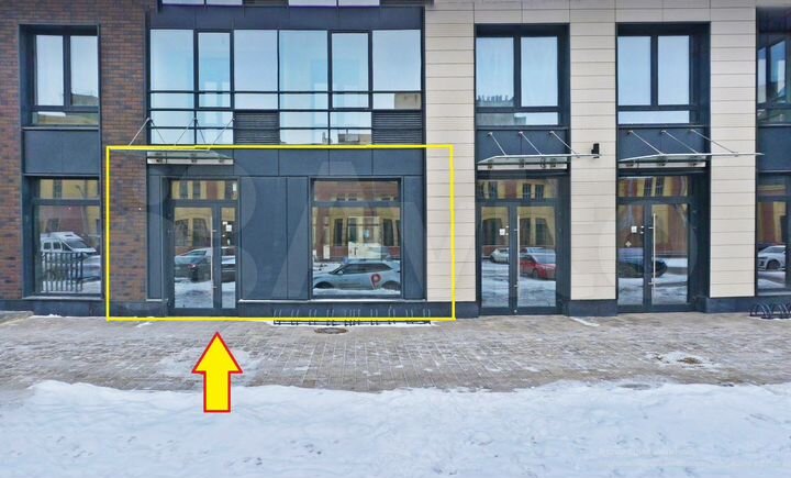 Собственник, 97 м², 1 этаж, витрины, новый ЖК