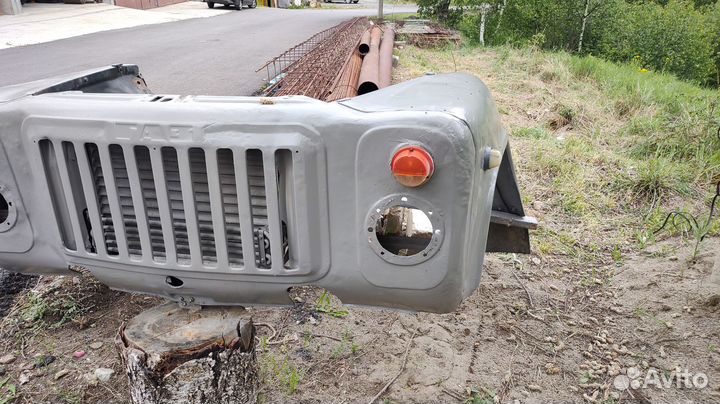 Облицовка решетки радиатора с крыльями для газ-53