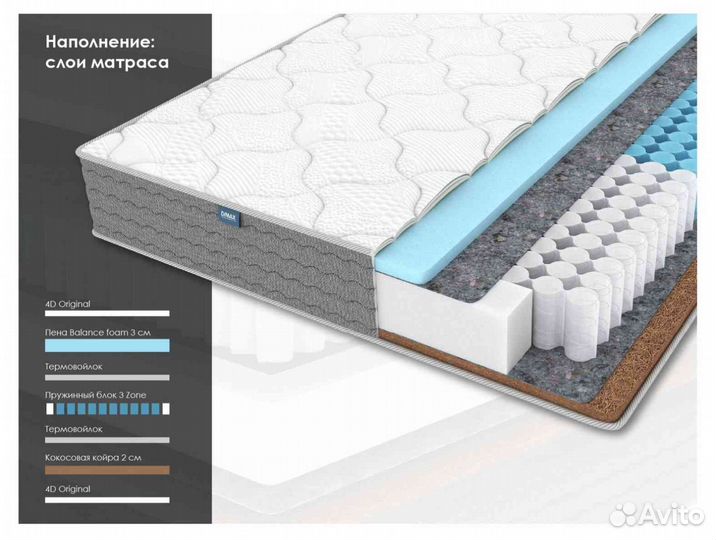 Матрас Димакс Оптима Ролл Симпл 16(80х190)