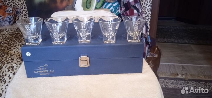 Подарочный набор рюмок. Италия