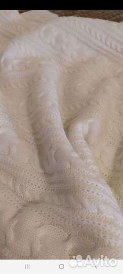 Плед детский вязаный