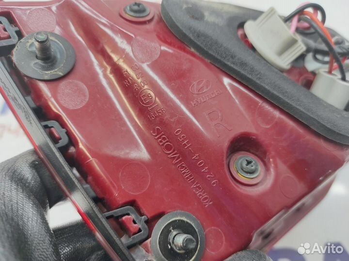 Фонарь задний внутренний правый Hyundai Solaris II