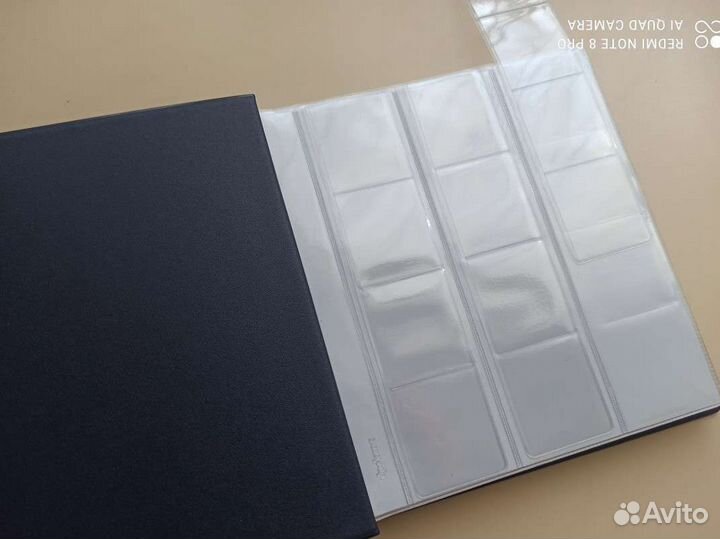 Альбом для монет/банкнот синий