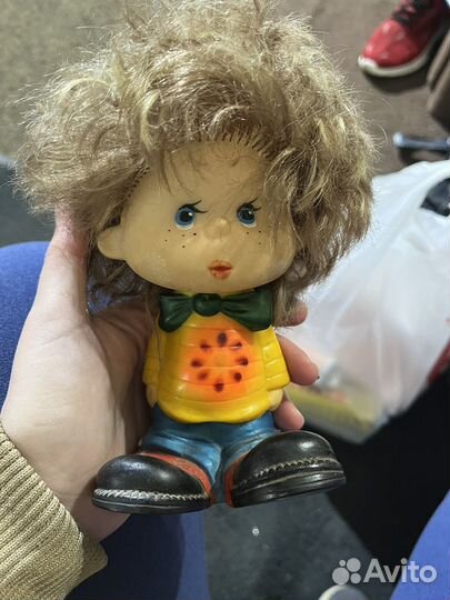 Кукла незнайка СССР резиновый