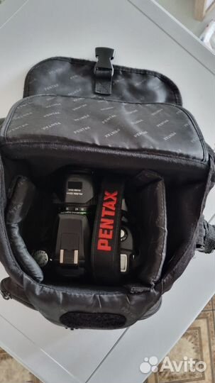 Зеркальный фотоаппарат Pentax K110D с объективом