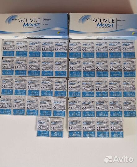 Линзы 1 day acuvue moist