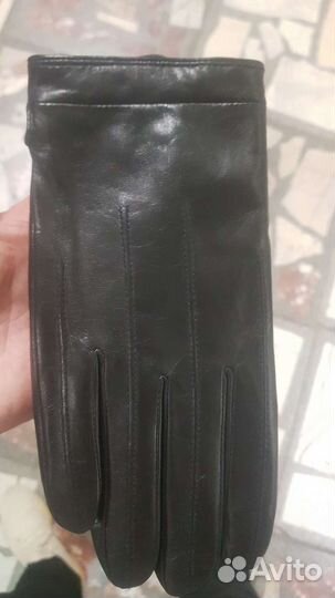 Мужские кожаные перчатки