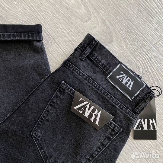 Джинсы широкие бананы zara