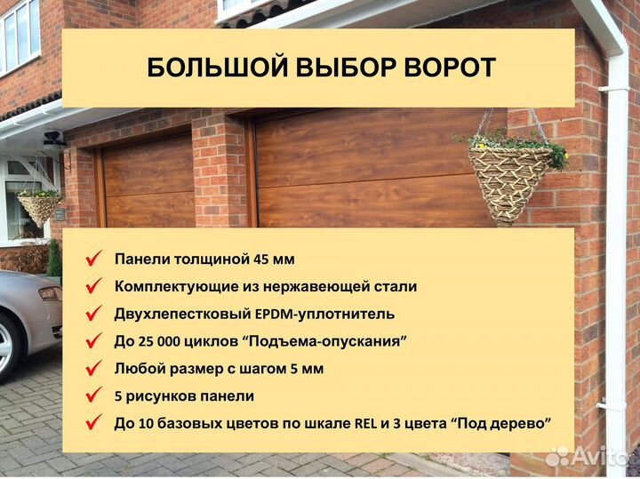 Секционные ворота в Яхроме