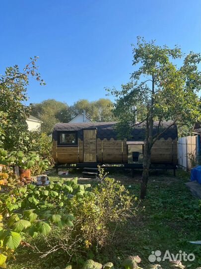 Баня бочка Квадро под ключ