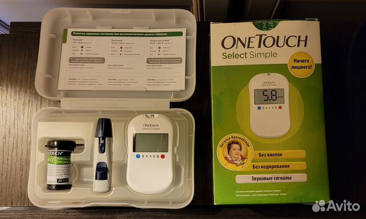Глюкометр one touch select