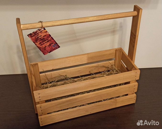 Ящик деревянный подарочный