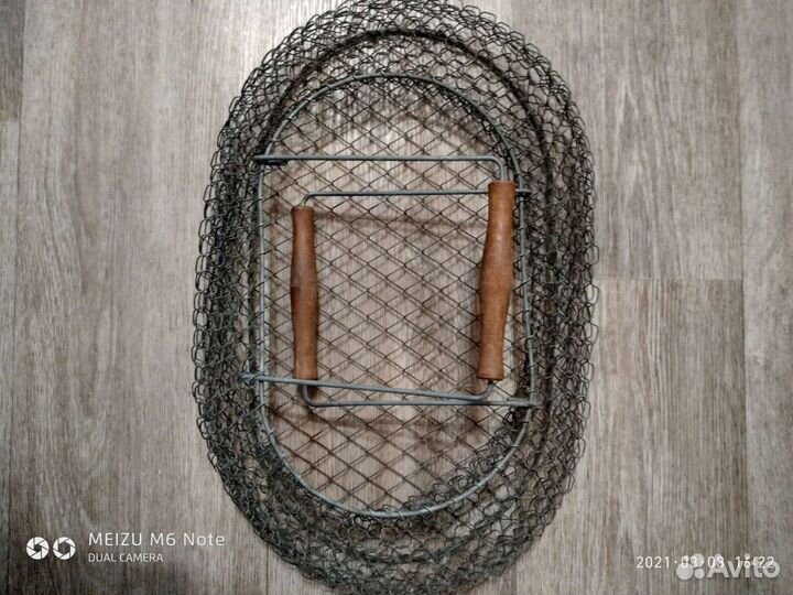 Садок для рыбы /сумка из металлической сетки