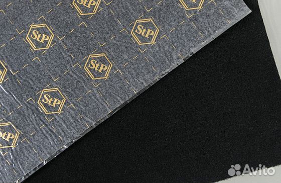 Карпет с клеевой основой STP черный 1,5*1,0м