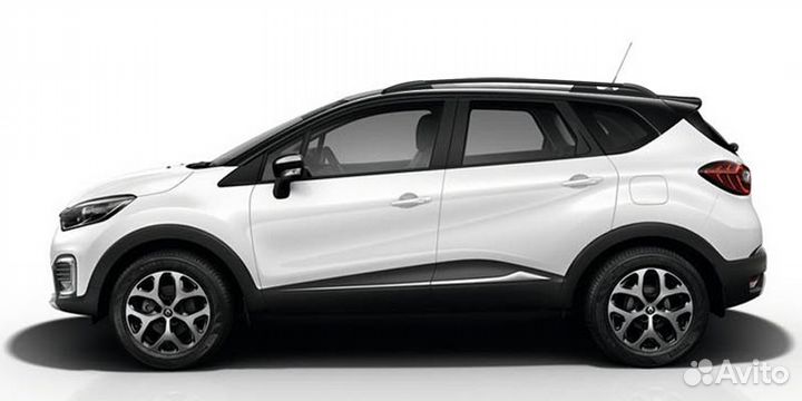 Рейлинги Renault Kaptur (2016- ) чёрный