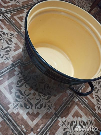 Кастрюля эмалированная 40 литров