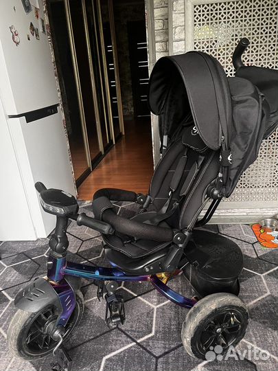 Детский велосипед с родительской ручкой