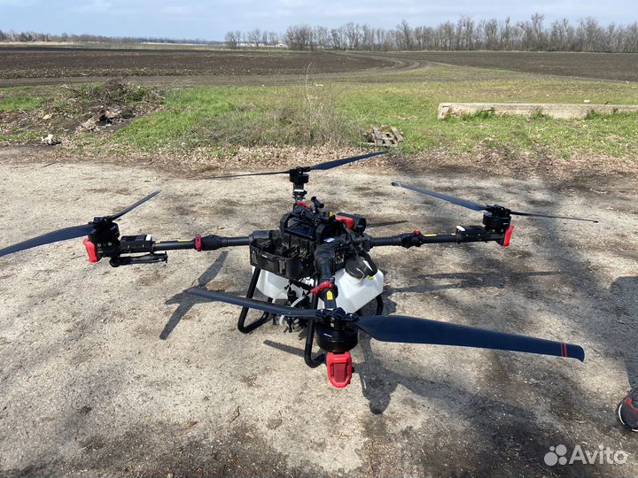 Обработка полей агродроны xag p100 pro